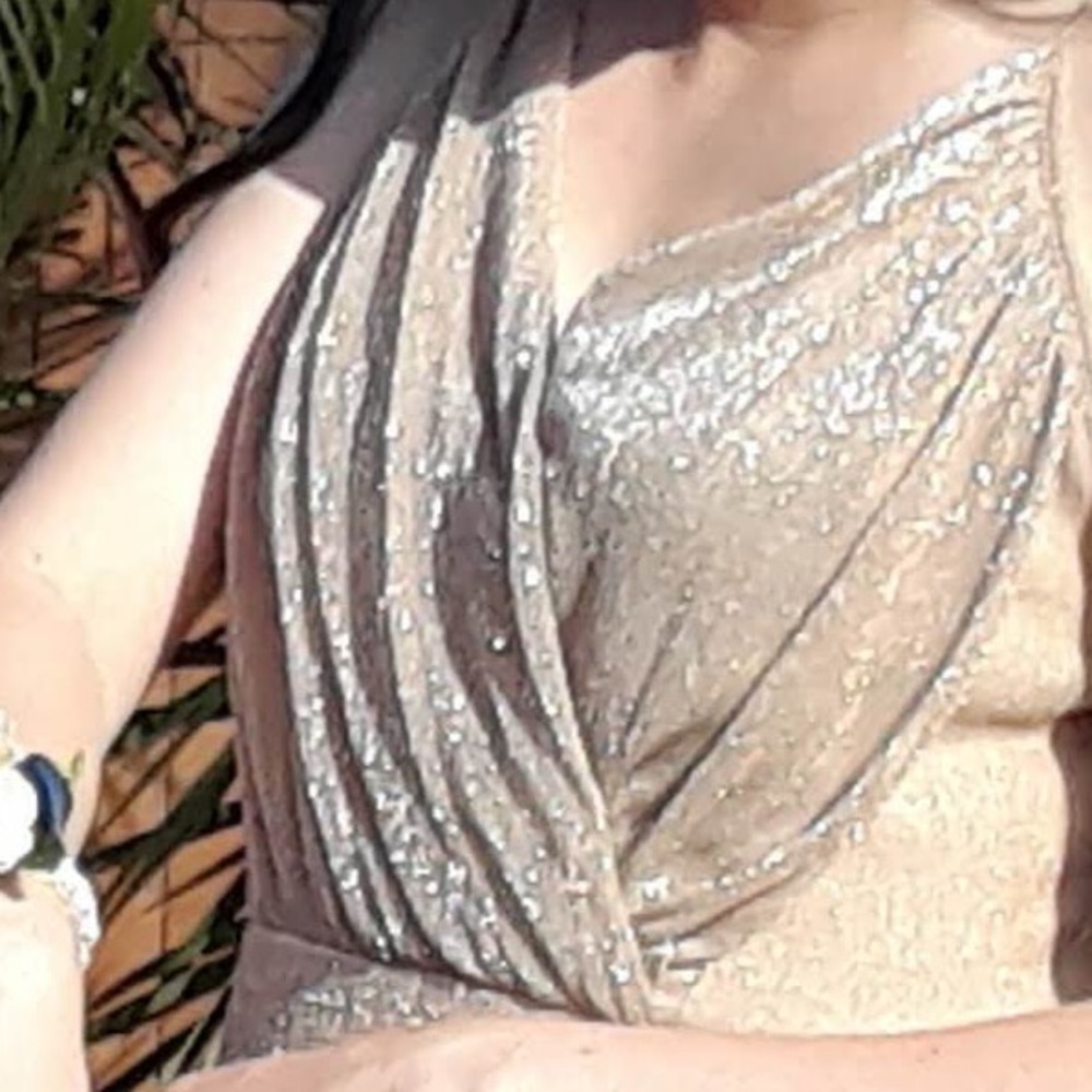 Gold dress